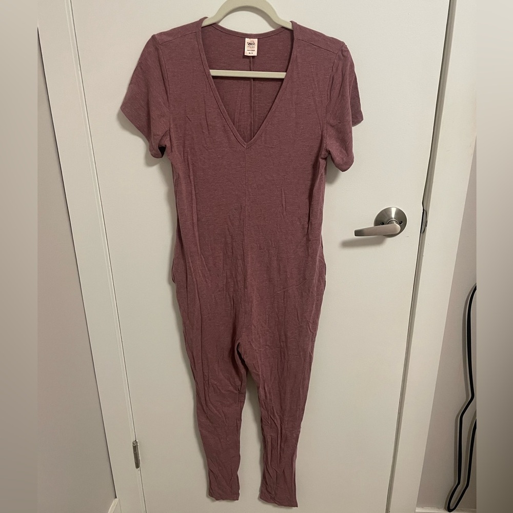 Smash + Tess Dusty Rose V-Neck Top